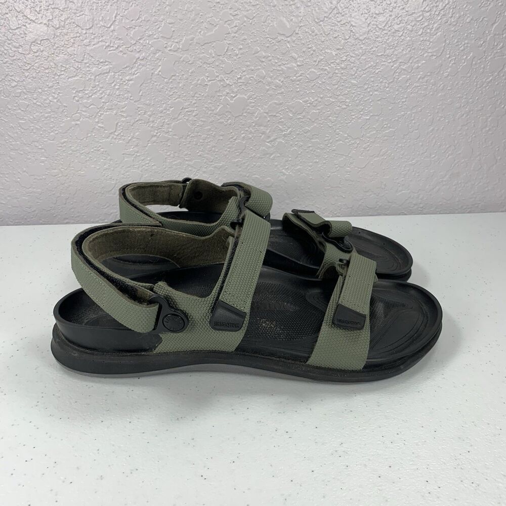 Birkenstock Kalahari Sandals Womens 11 Mens 9 Olive Green Adjustable Straps